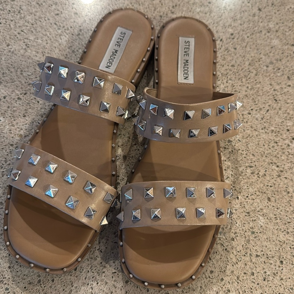 Steve Madden Studded Slide Sandals